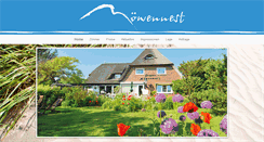 Desktop Screenshot of moewennest-sylt.de
